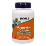 NOW Magnesium Citrate- Магний цитрат БАД 120 капсул